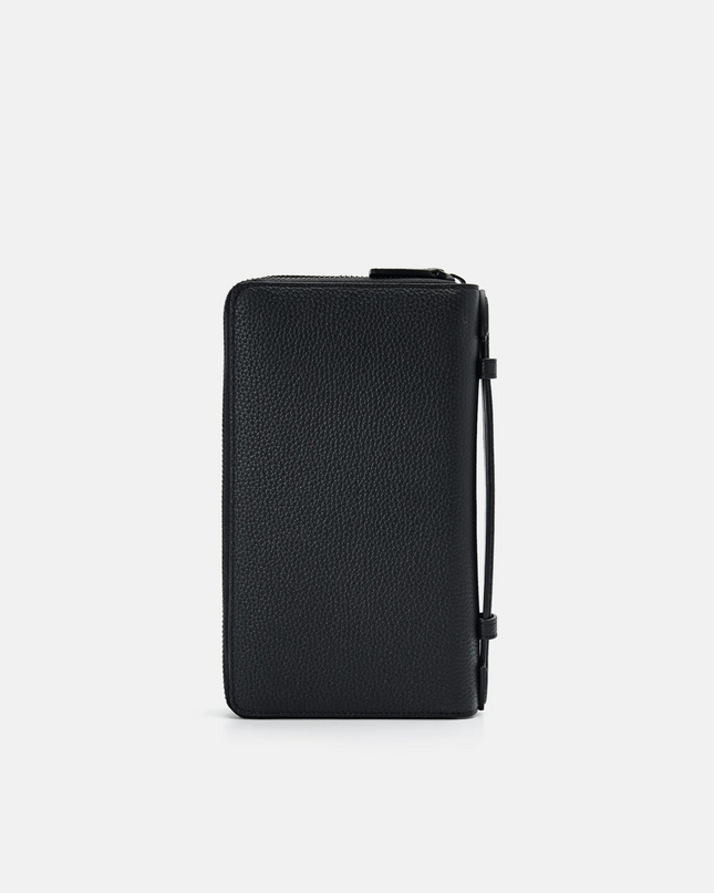 PEDRO Icon Leather Travel Organizer - Black