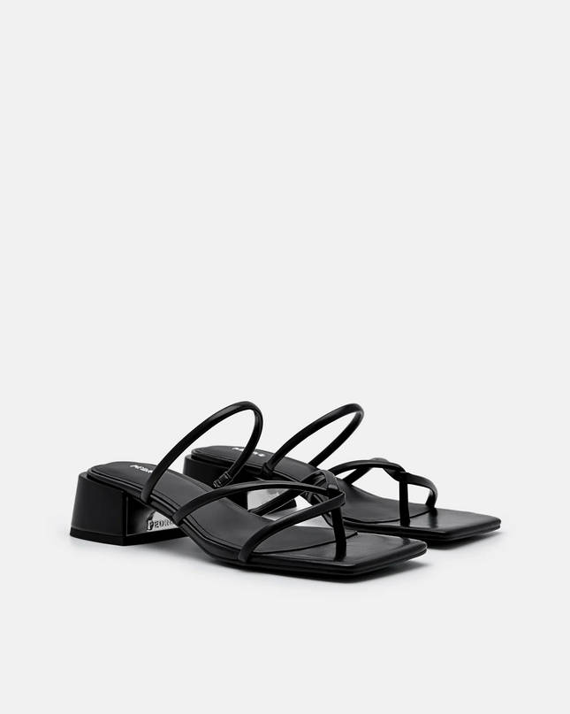 Effie Heel Sandals - Black
