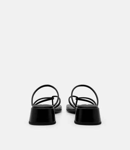Effie Heel Sandals - Black