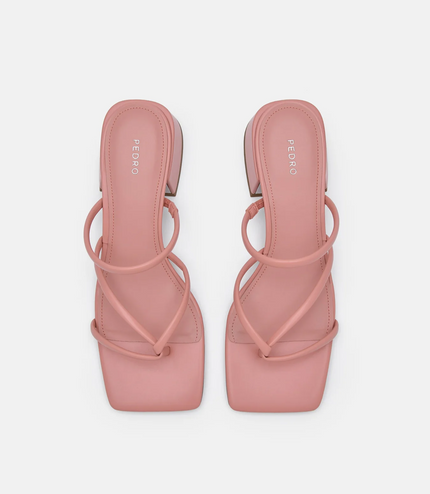 Effie Heel Sandals - Pink