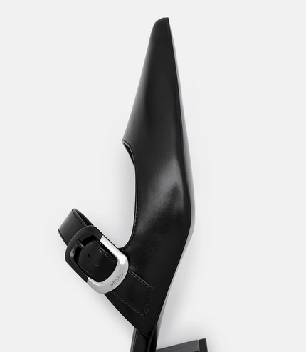 Bridget Heel Mules - Black