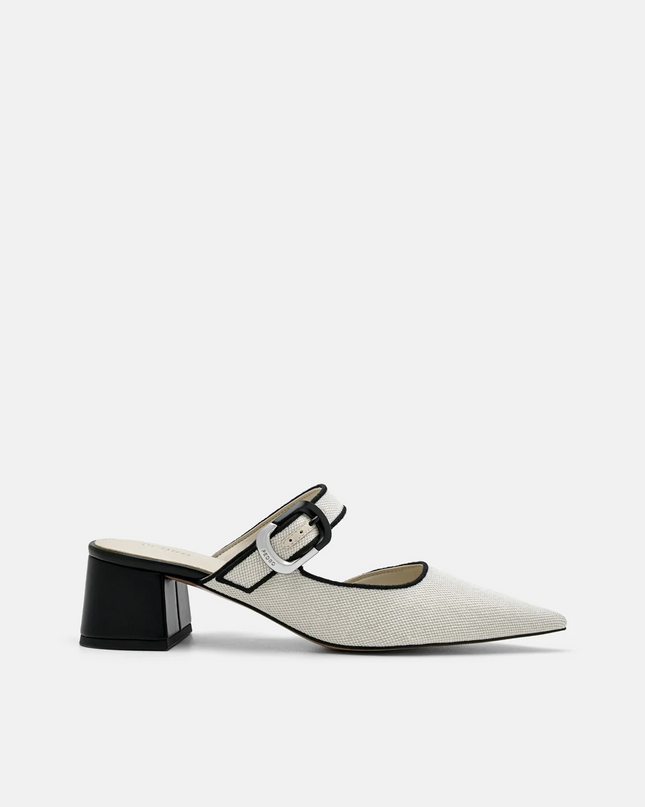 Bridget Heel Mules - Beige