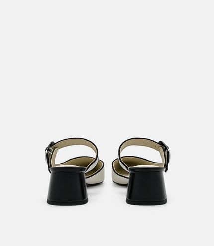 Bridget Heel Mules - Beige
