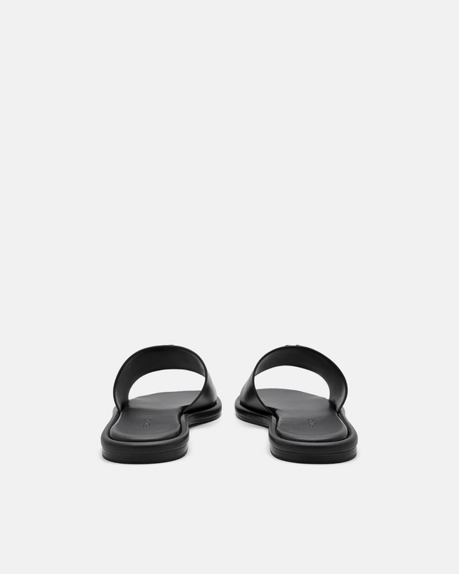 PEDRO Icon Satin Sandals - Black