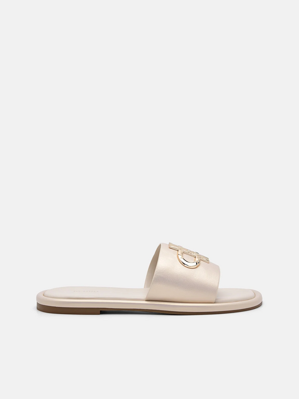 PEDRO Icon Satin Sandals - Champagne