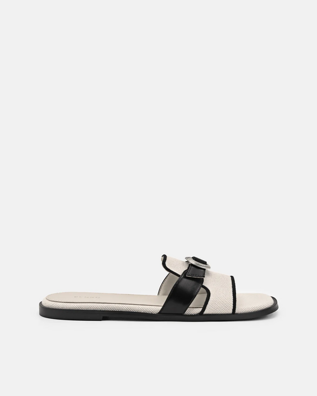 Bridget Slide Sandals - Beige