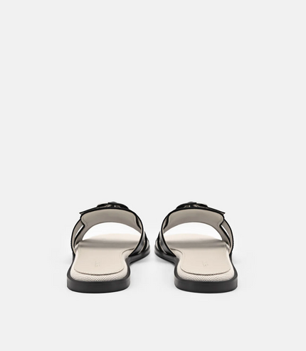 Bridget Slide Sandals - Beige