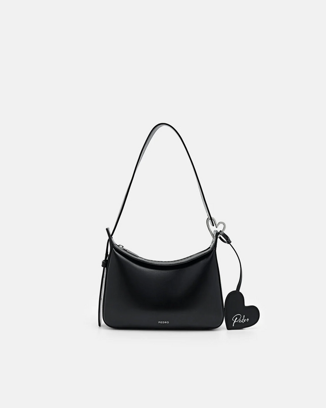 Heartlink Shoulder Bag - Black