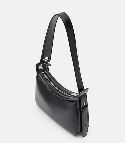 Heartlink Shoulder Bag - Black