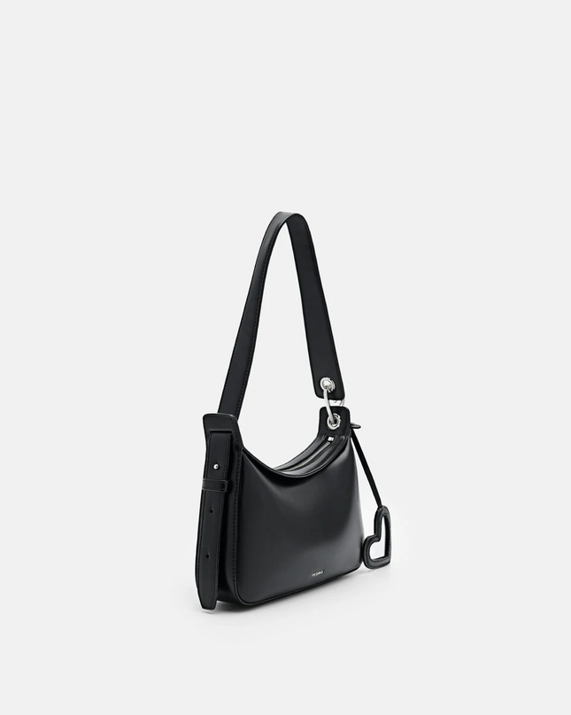 Heartlink Shoulder Bag - Black