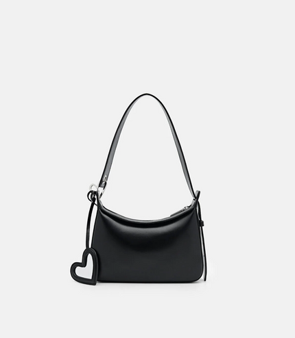 Heartlink Shoulder Bag - Black