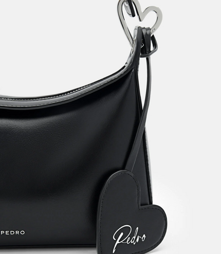 Heartlink Shoulder Bag - Black