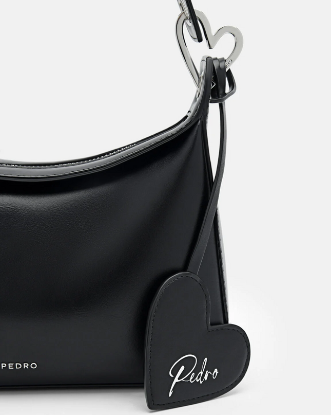 Heartlink Shoulder Bag - Black