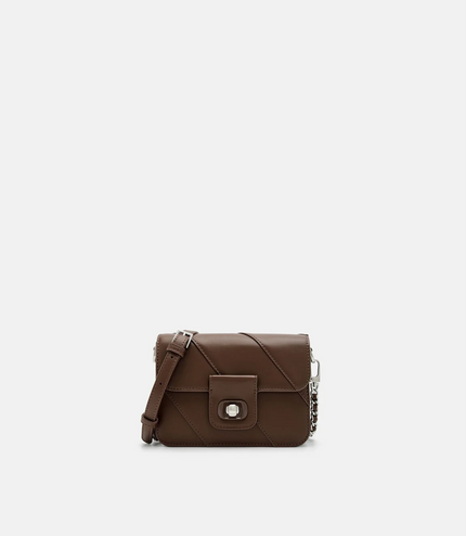 Eden Mini Shoulder Bag - Dark Brown