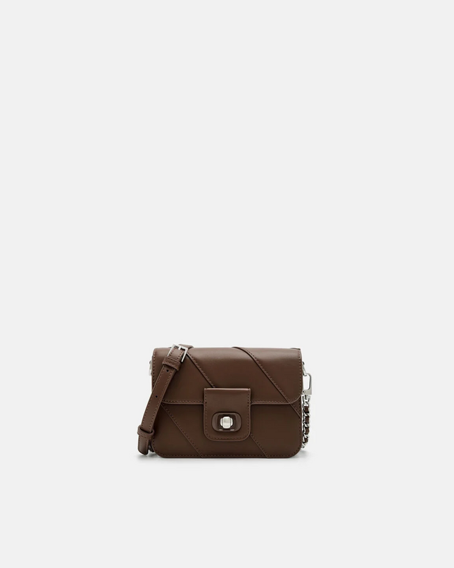 Eden Mini Shoulder Bag - Dark Brown
