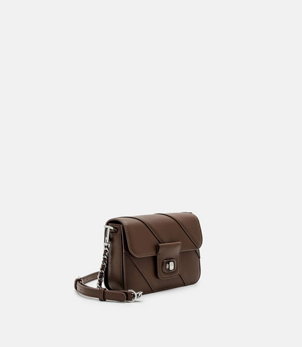 Eden Mini Shoulder Bag - Dark Brown