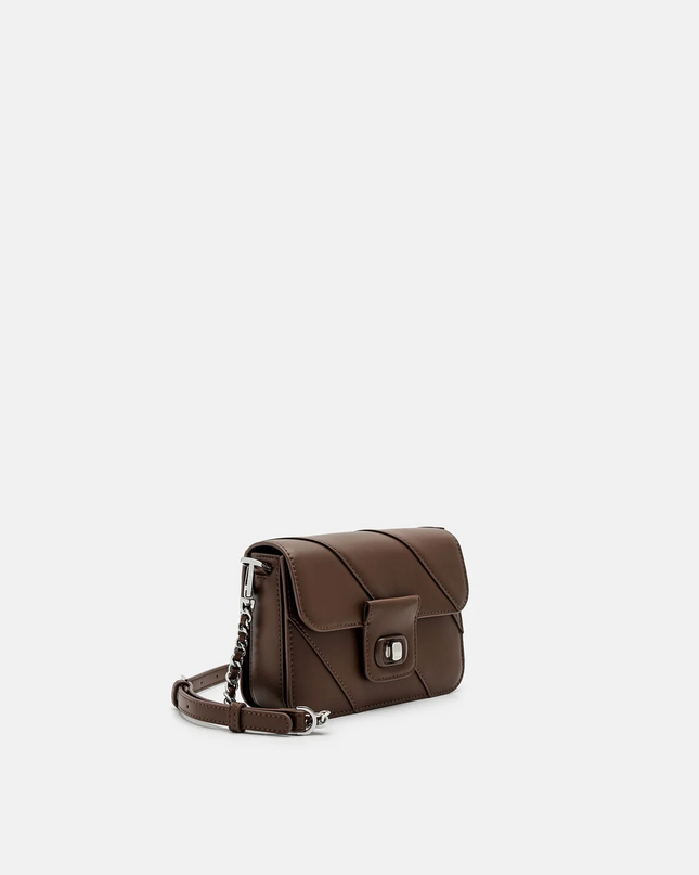 Eden Mini Shoulder Bag - Dark Brown