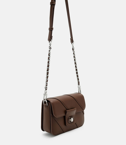 Eden Mini Shoulder Bag - Dark Brown