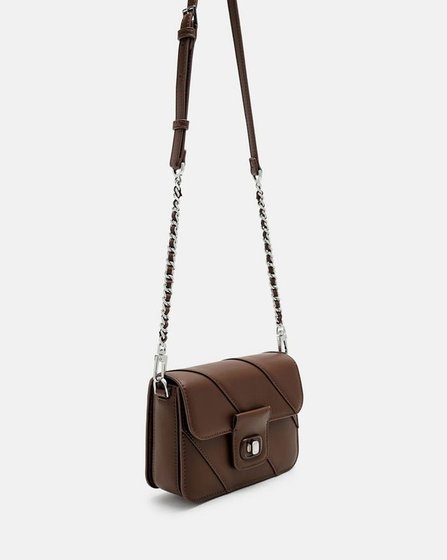 Eden Mini Shoulder Bag - Dark Brown