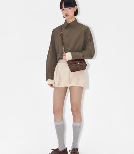 Eden Mini Shoulder Bag - Dark Brown
