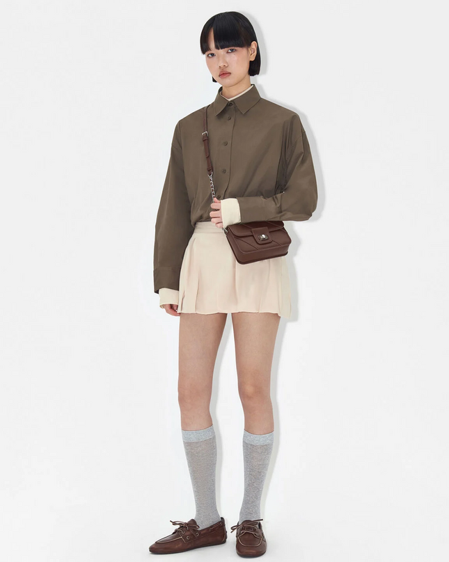 Eden Mini Shoulder Bag - Dark Brown