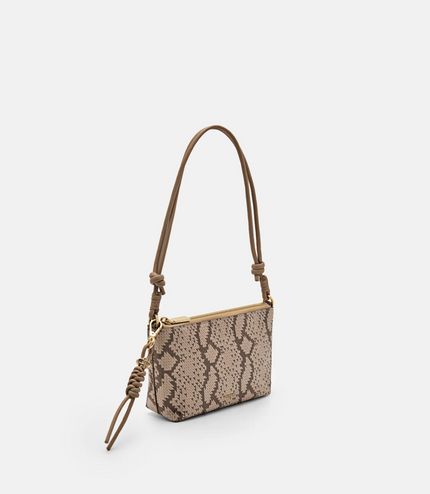 Braided Knot Padded Pouch - Sand