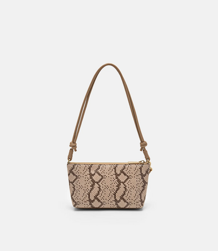 Braided Knot Padded Pouch - Sand