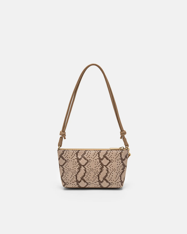 Braided Knot Padded Pouch - Sand