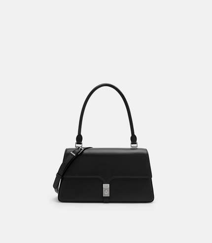 PEDRO Studio Farida Leather Handbag - Black