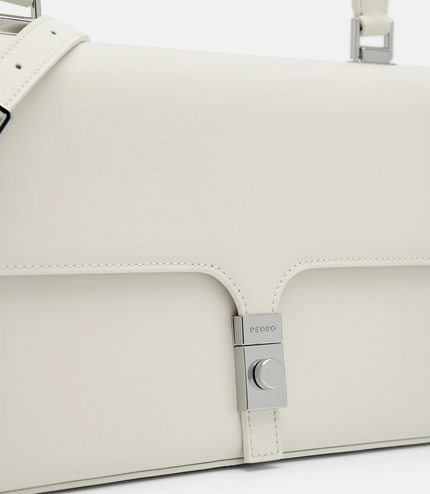 PEDRO Studio Farida Leather Handbag - Chalk