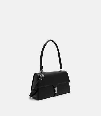 PEDRO Studio Farida Leather Handbag - Black