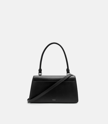 PEDRO Studio Farida Leather Handbag - Black