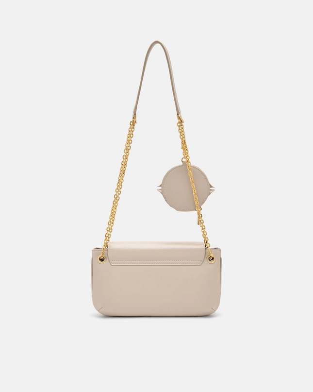 Textured Bow Phone Pouch - Sand