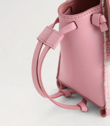 Tweed Shoulder Bag in Two-Tone