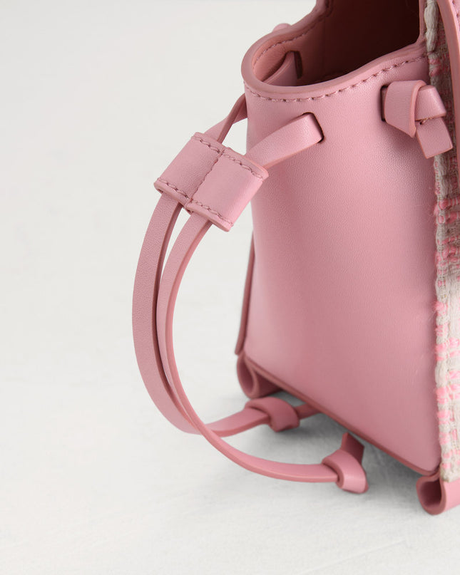 Tweed Shoulder Bag in Two-Tone