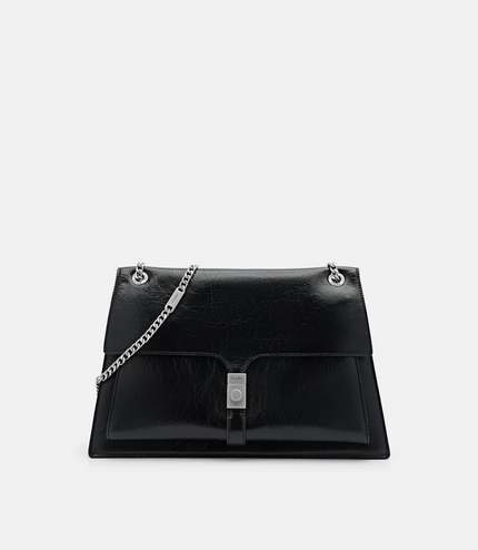 PEDRO Studio Farida Leather Shoulder Bag - Black