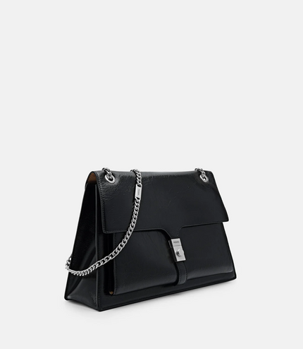 PEDRO Studio Farida Leather Shoulder Bag - Black