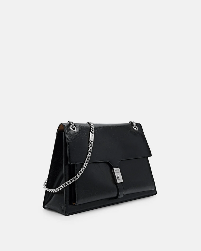 PEDRO Studio Farida Leather Shoulder Bag - Black