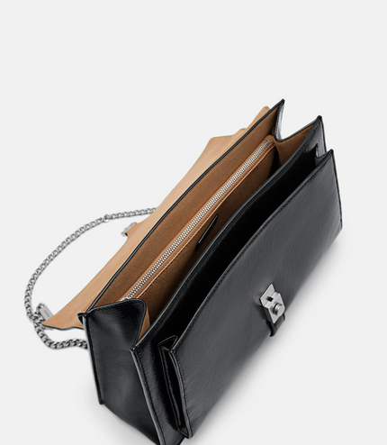 PEDRO Studio Farida Leather Shoulder Bag - Black
