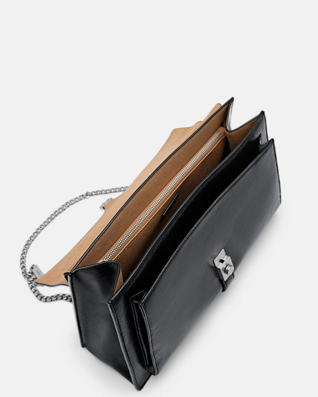 PEDRO Studio Farida Leather Shoulder Bag - Black