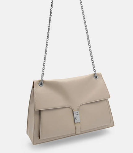 PEDRO Studio Farida Leather Shoulder Bag - Taupe