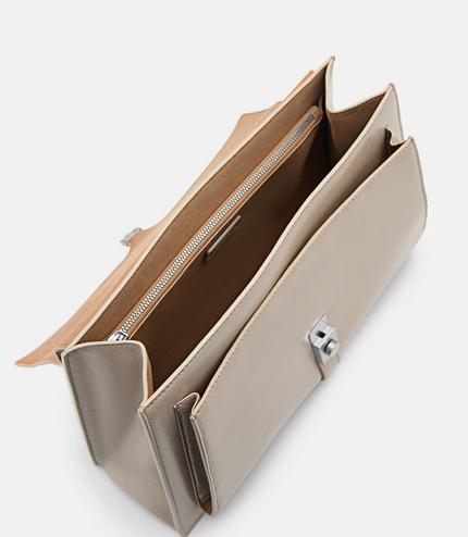 PEDRO Studio Farida Leather Shoulder Bag - Taupe