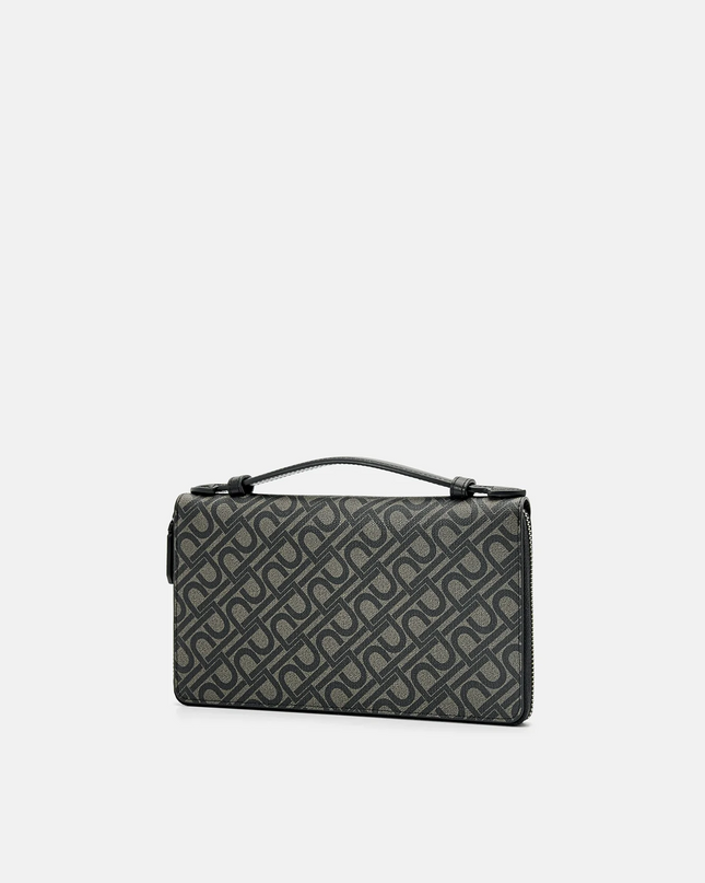 PEDRO Icon Leather Travel Organizer - Black