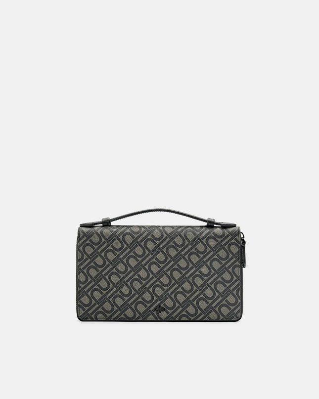 PEDRO Icon Leather Travel Organizer - Black
