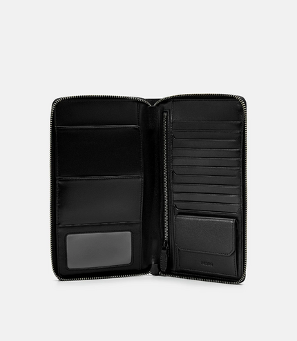 PEDRO Icon Leather Travel Organizer - Black