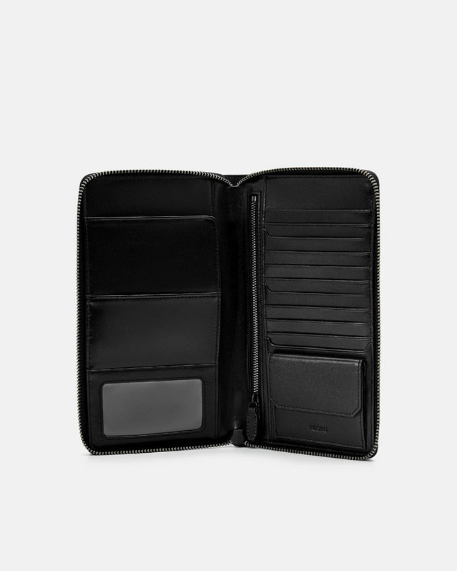 PEDRO Icon Leather Travel Organizer - Black