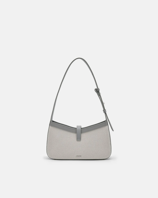 PEDRO Studio Farida Leather Shoulder Bag - Grey