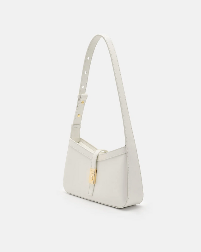 PEDRO Studio Farida Leather Shoulder Bag - Chalk