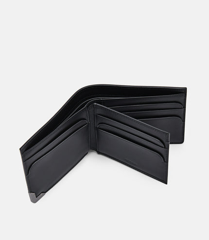 Leather Bi-Fold Flip Wallet