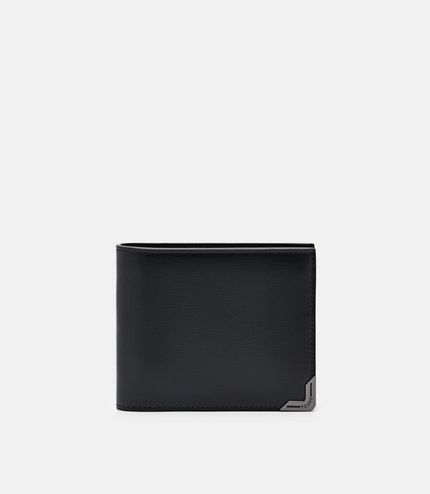 Leather Bi-Fold Flip Wallet